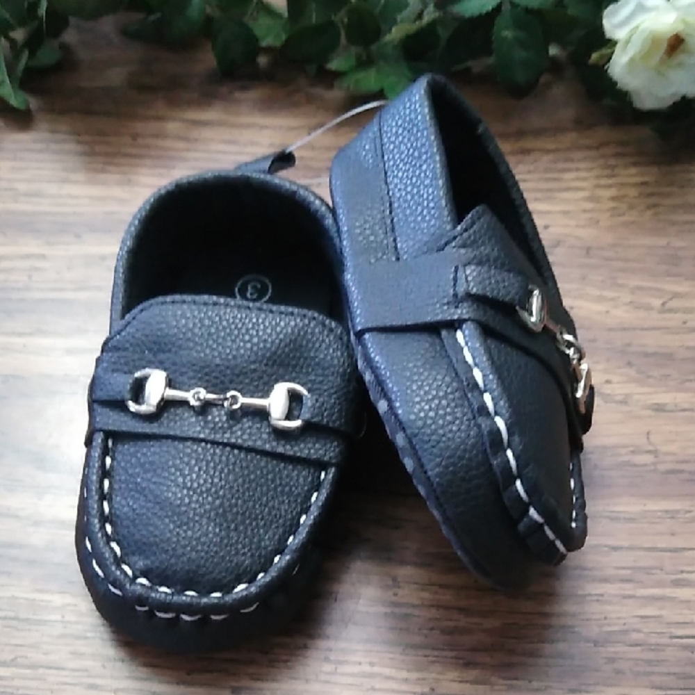 Stylish Black Kids Loafers